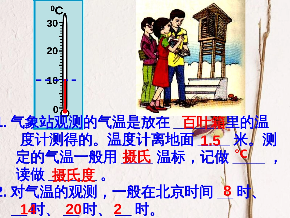 七年级地理上册 4.1气温课件 晋教版_第3页