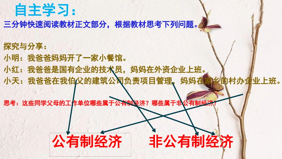 八年级道德与法治下册 第三单元 人民当家作主 第五课 我国基本制度 第1框 基本经济制度课件 新人教版[共27页](1)_第3页