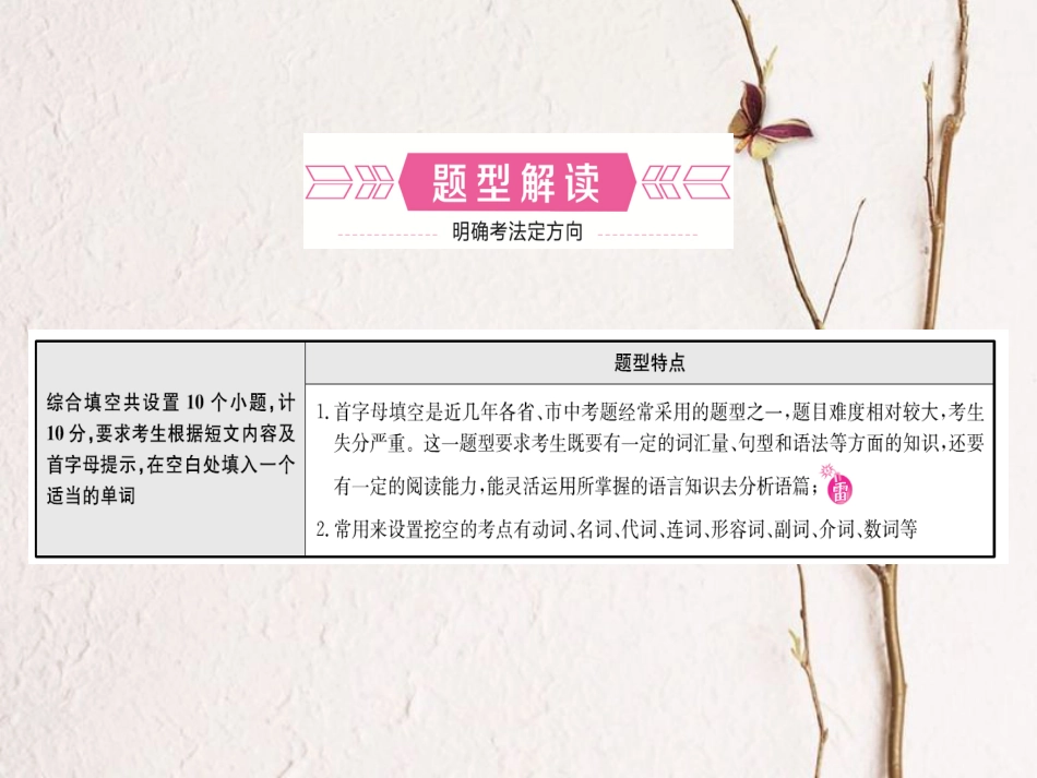 （东营专版）中考英语复习 题型五 综合填空课件_第2页