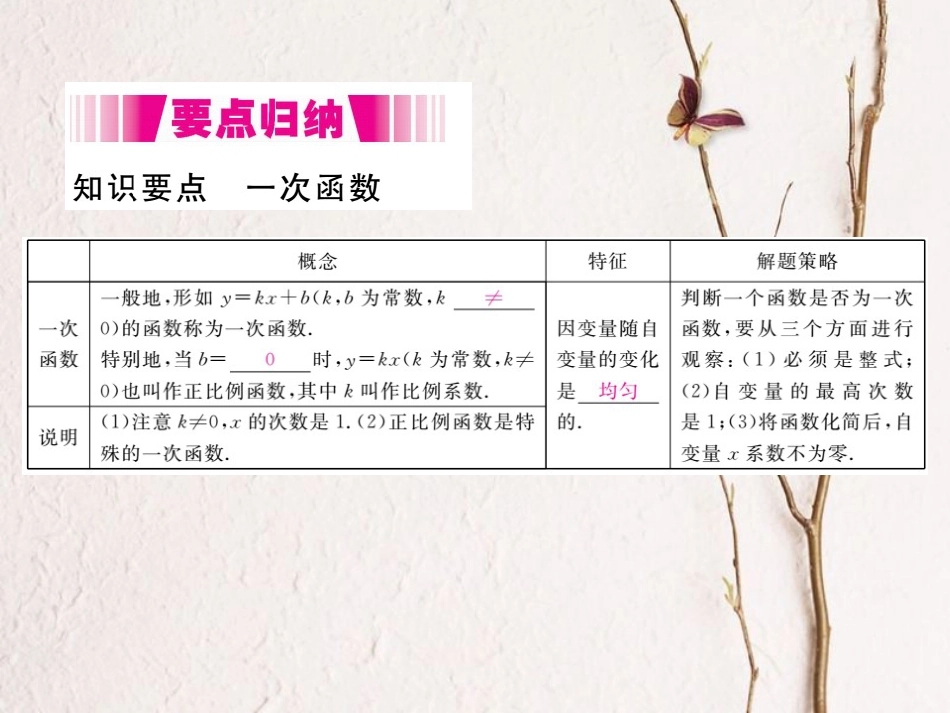 八年级数学下册 第四章 一次函数 4.2 一次函数导学课件 （新版）湘教版(1)_第2页
