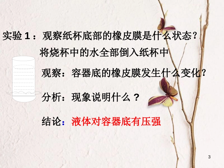 八年级物理下册 4.2《探究液体压强》课件3 北京课改版_第3页