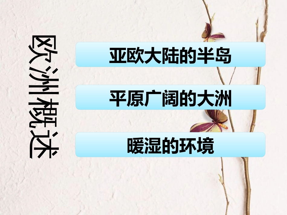 广东省佛冈县七年级地理下册 8.1 欧洲概述课件 （新版）粤教版_第2页