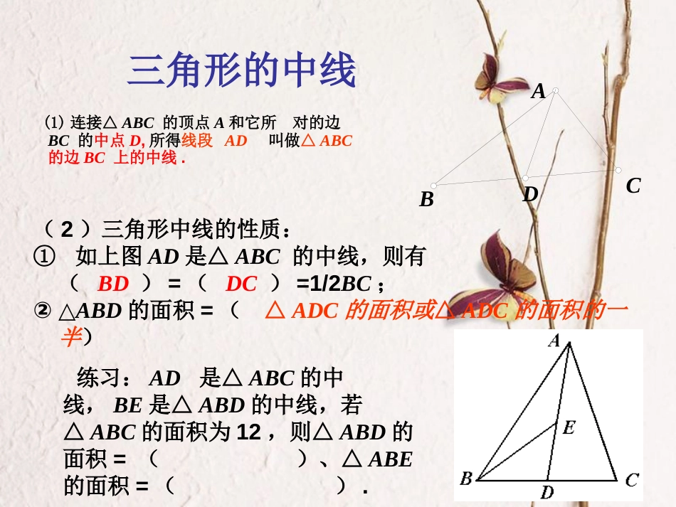 七年级数学下册 13.1 三角形（3）课件 （新版）青岛版_第2页