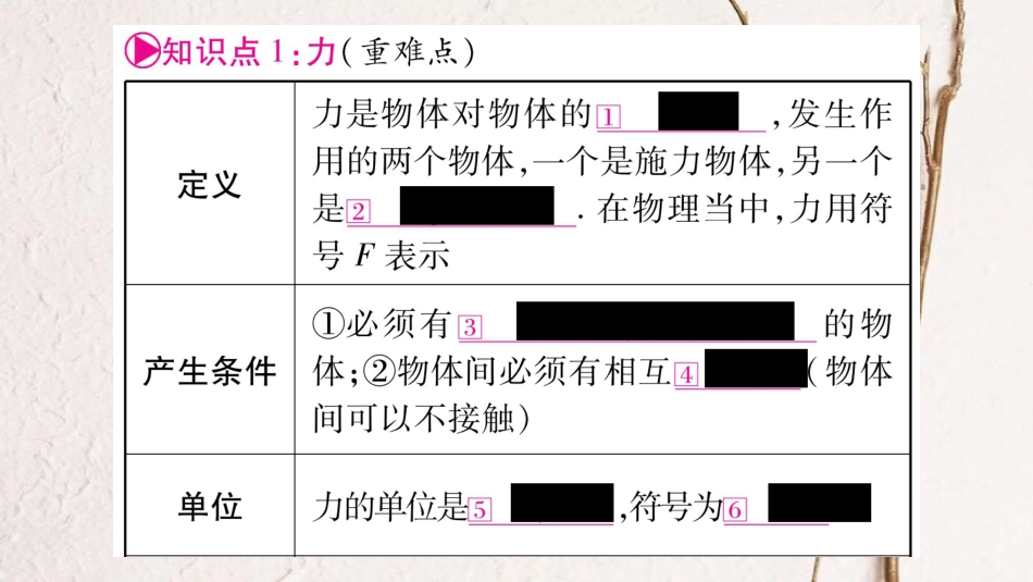 中考物理一轮复习 第7讲 力课件 新人教版_第2页