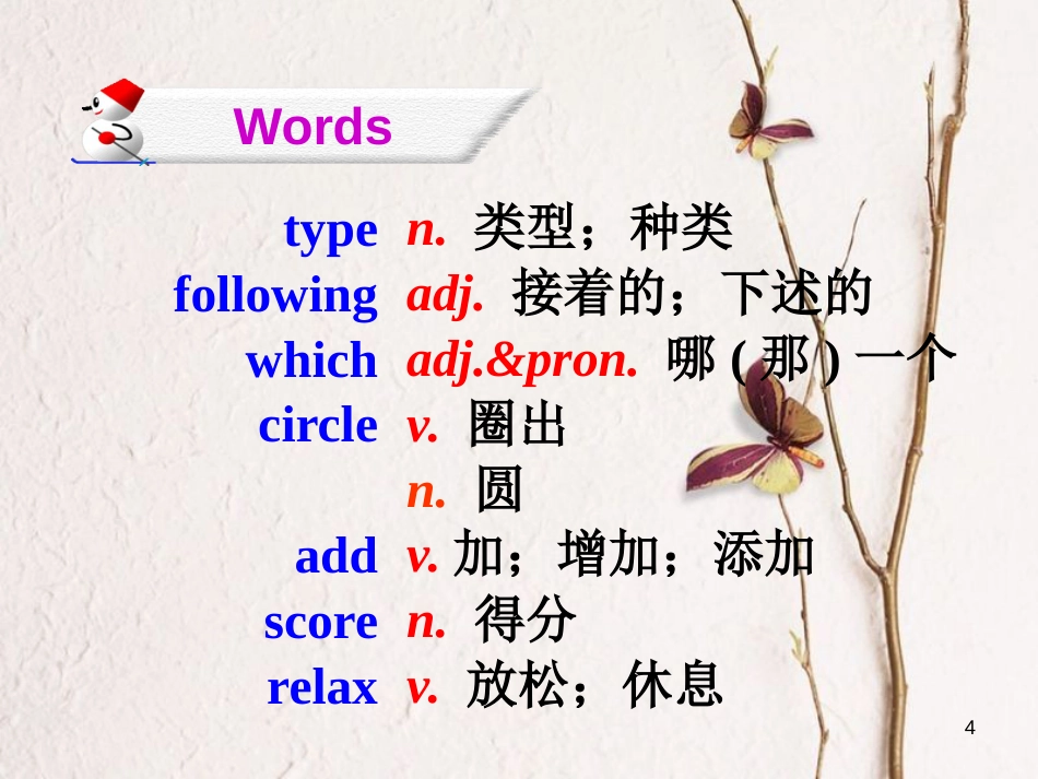 七年级英语下册 Unit 4 After-School Activities Lesson 21 What Is Your Club Type课件1 （新版）冀教版(1)_第3页