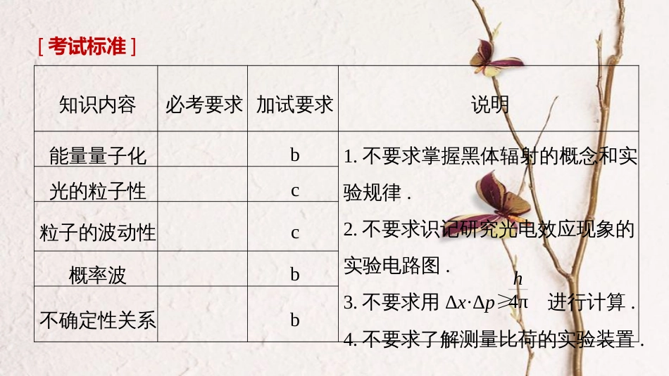 （浙江选考）2019版高考物理大一轮复习 第十三章 波粒二象性 原子结构 原子核 第1讲 波粒二象性 原子结构课件_第2页