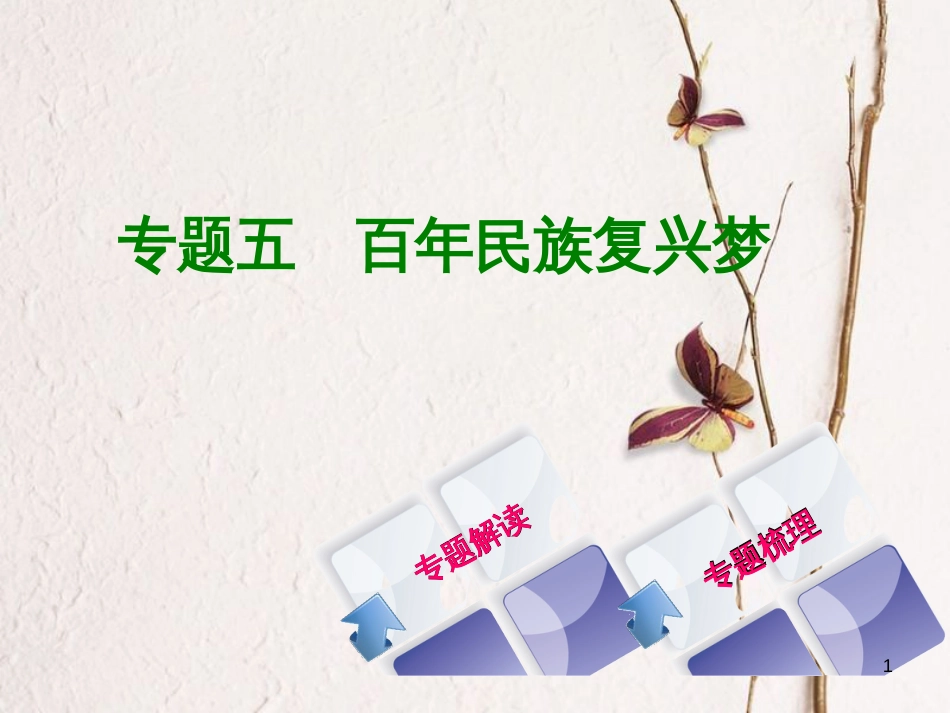（重庆专版）中考历史复习 专题突破 专题五 百年民族复兴梦课件(1)_第1页