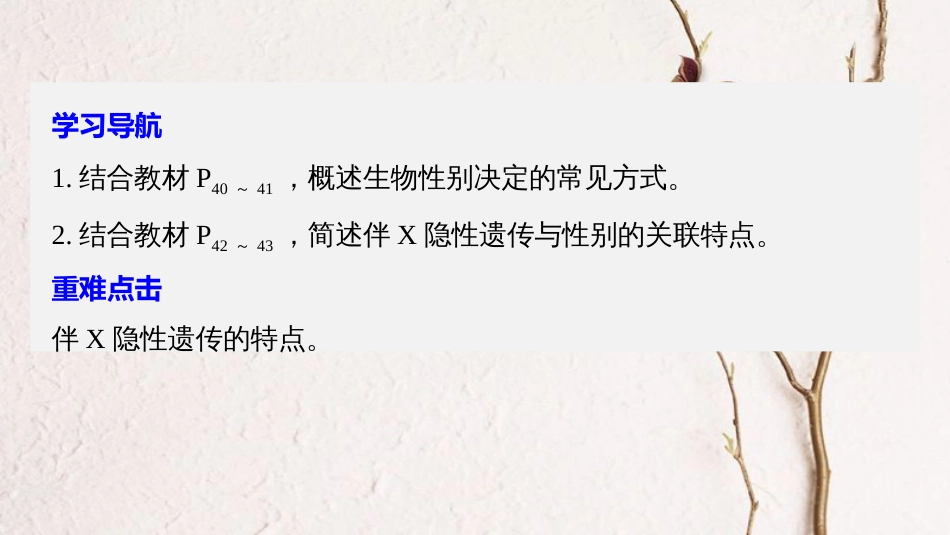 高中生物 第三章 遗传和染色体 第二节 基因的自由组合定律 第3课时课件 苏教版必修2_第2页