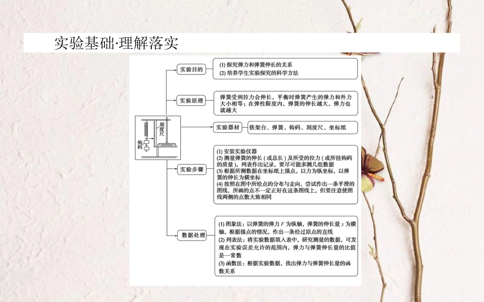 2019届高考物理一轮复习 第二章 相互作用 实验二课件_第2页