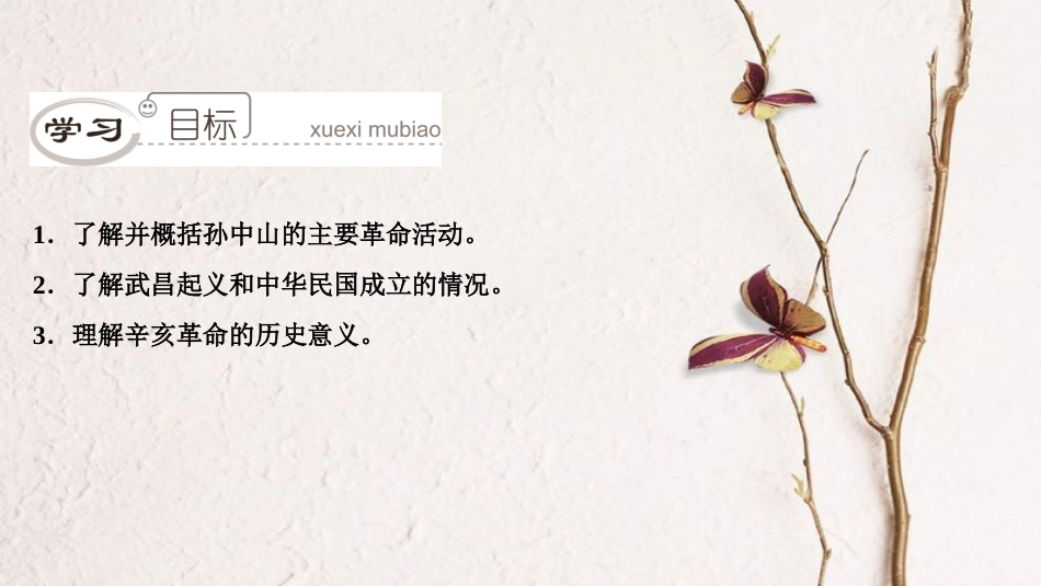 八年级历史上册 第2单元 辛亥革命与中华民国的建立 第8课 辛亥革命课件 北师大版_第3页