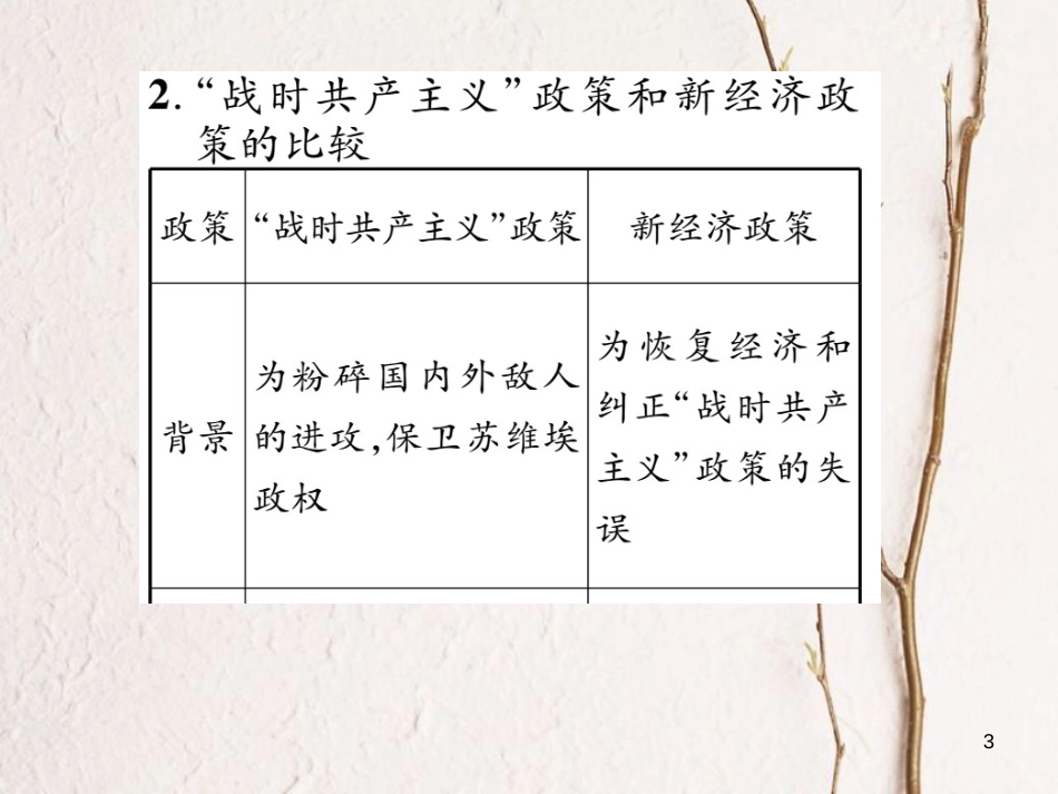 九年级历史下册 第一单元 苏联社会主义道路的探索 第2课 对社会主义道路的探索作业课件2 新人教版_第3页