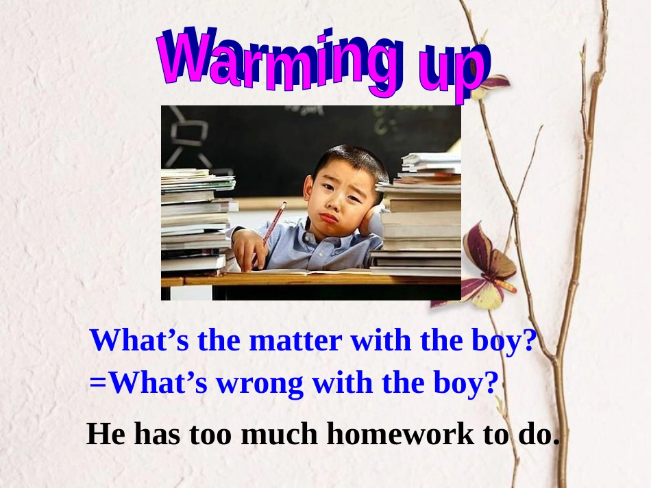 八年级英语下册 Unit 4 Why don’t you talk to your parents（第1课时）课件1 （新版）人教新目标版(1)_第3页