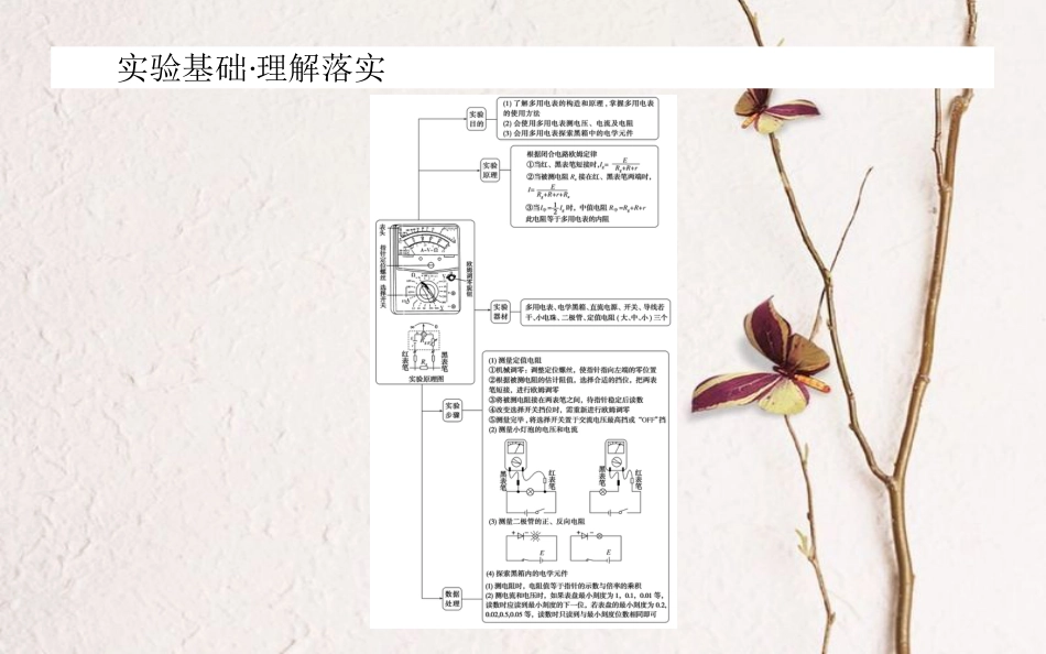 2019届高考物理一轮复习 第八章 恒定电流 实验十一课件_第2页