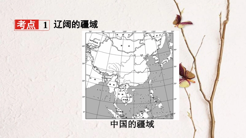 中考地理总复习 八上 第一章 中国的疆域与人口教材知识梳理课件(1)_第3页