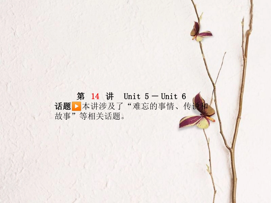 安徽省中考英语 第一部分 系统复习 成绩基石 八下 第14讲 课件(1)_第2页