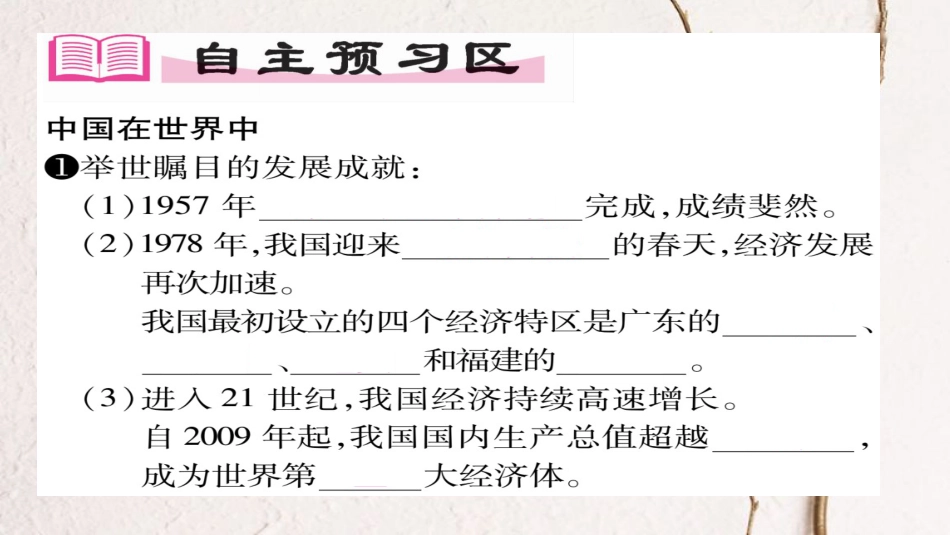 八年级地理下册 第10章 中国在世界中习题习题课件 （新版）新人教版_第2页