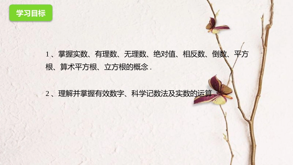 中考数学一轮复习 1 实数概念与运算课件_第2页