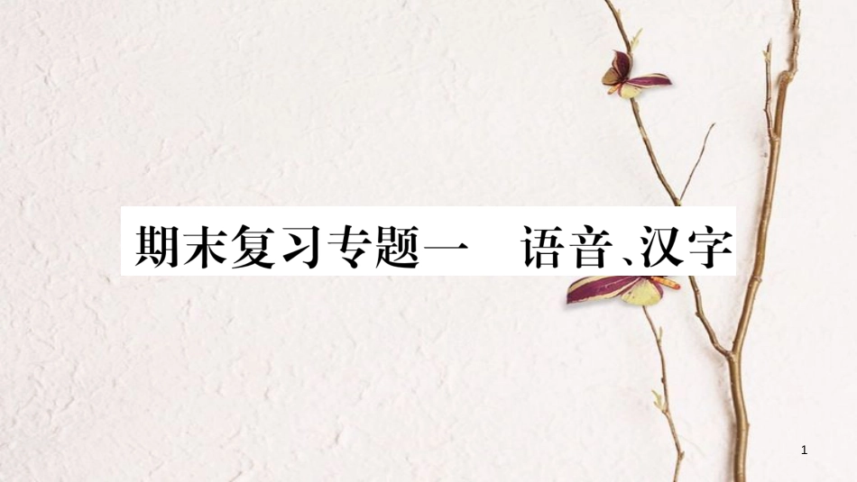八年级语文下册 期末复习专题1 语音汉字课件 苏教版(1)_第1页