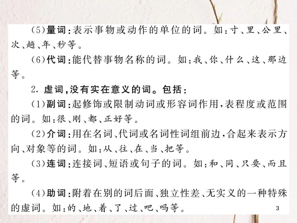 中考语文二轮复习 专题突破讲读 第1部分 语言积累与运用 专题六 语法与修辞课件(1)_第3页