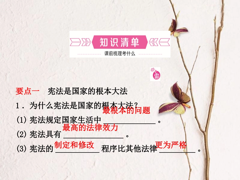 （烟台专版）中考政治复习 第一部分 八下 第五单元 生活在依法治国的国家课件_第2页
