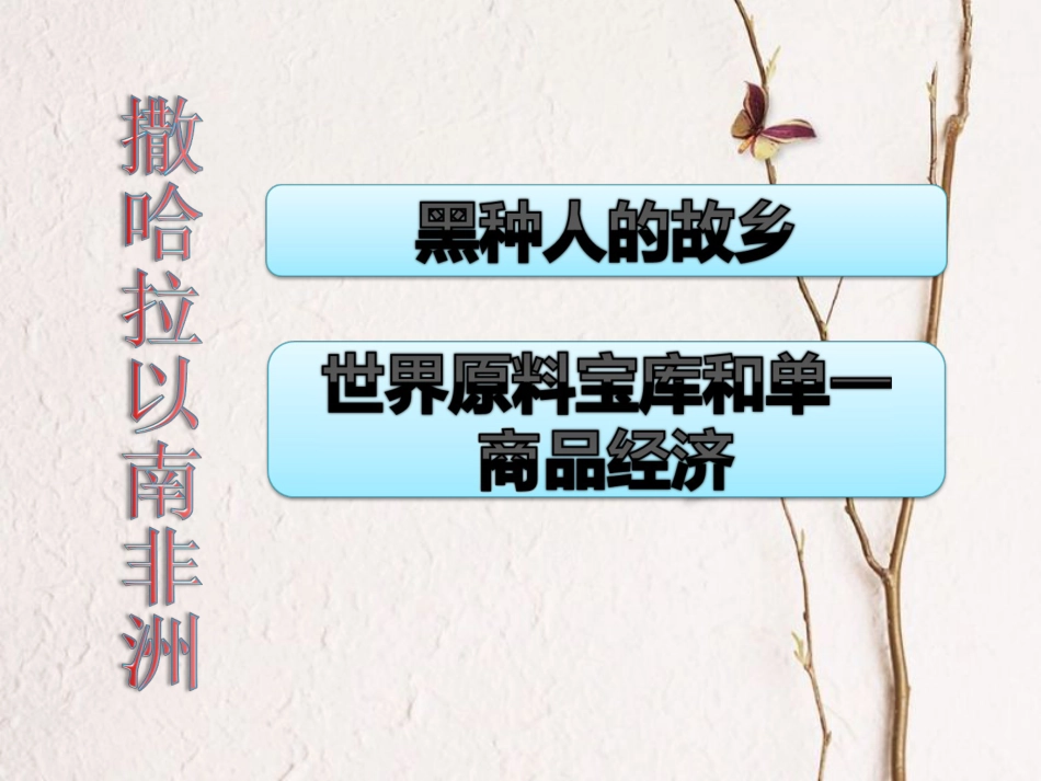 广东省佛冈县七年级地理下册 11.2撒哈拉以南非洲课件 （新版）粤教版(1)_第2页