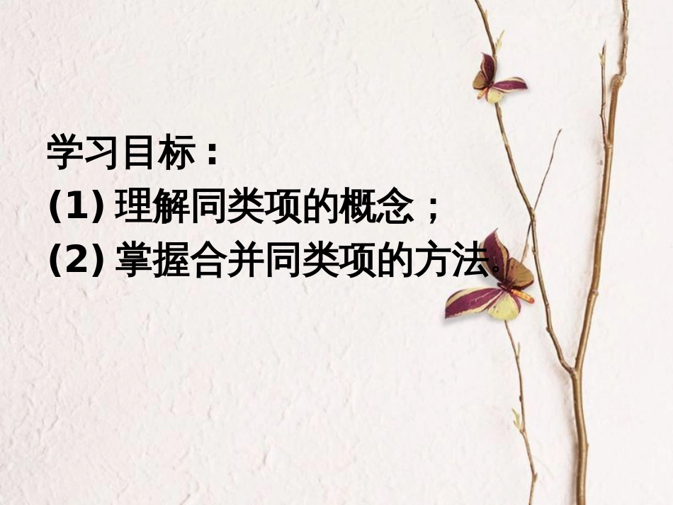 陕西省安康市石泉县池河镇七年级数学上册 2.2 整式的加减（1）课件 （新版）新人教版_第2页