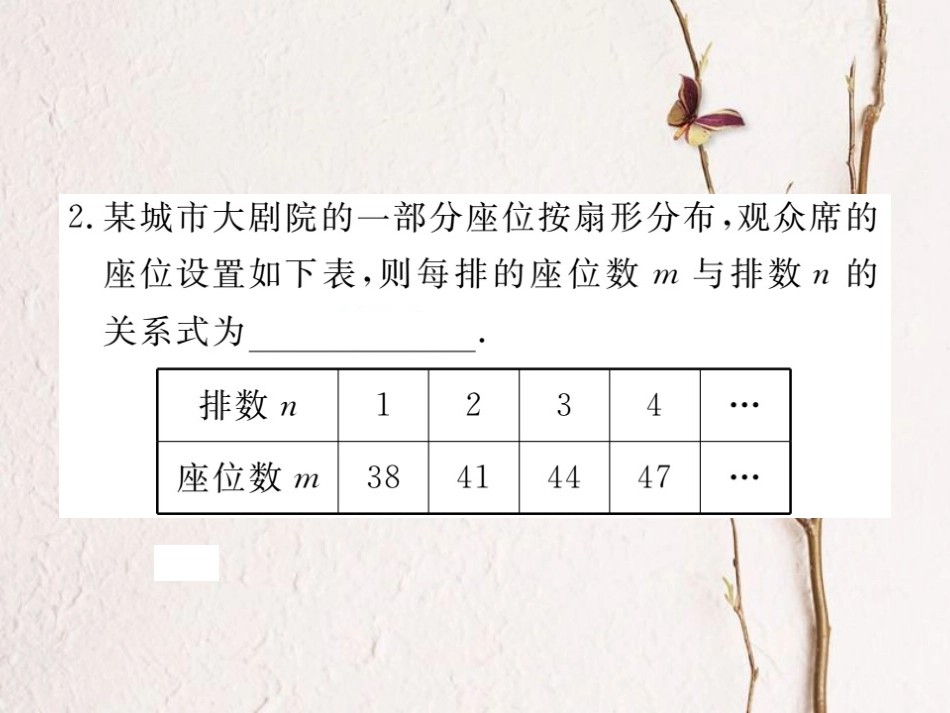 江西省八年级数学下册 第十九章 一次函数 19.1 变量与函数 19.1.2 函数的图象 第2课时 函数的表示方法练习课件 （新版）新人教版(1)_第3页