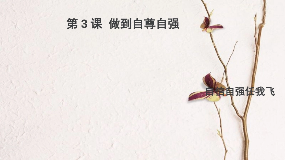 八年级道德与法治上册 第一单元 不断完善自我 第3课 做到自尊自强 第2框《自信自强任我飞》课件 陕教版(1)_第2页