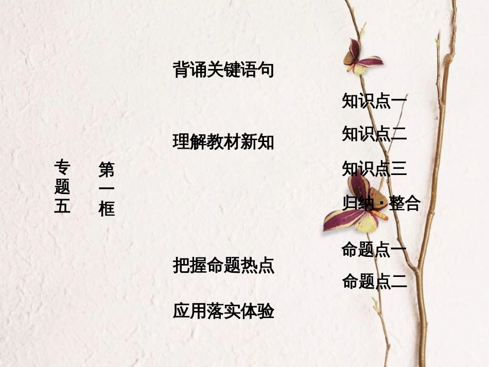 高中政治 专题五 中国社会主义市场经济的探索 第一框 我国计划经济体制的形成及作用课件 新人教版选修2(1)_第1页