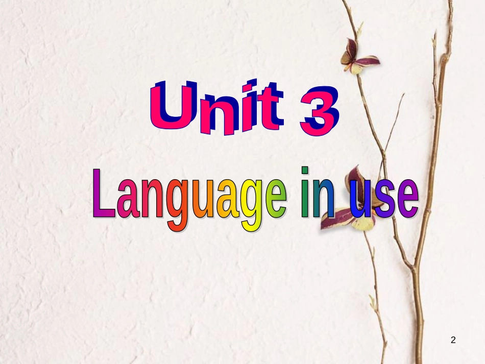 七年级英语下册 Module 4 Unit 3 Language in use课件 （新版）外研版_第2页