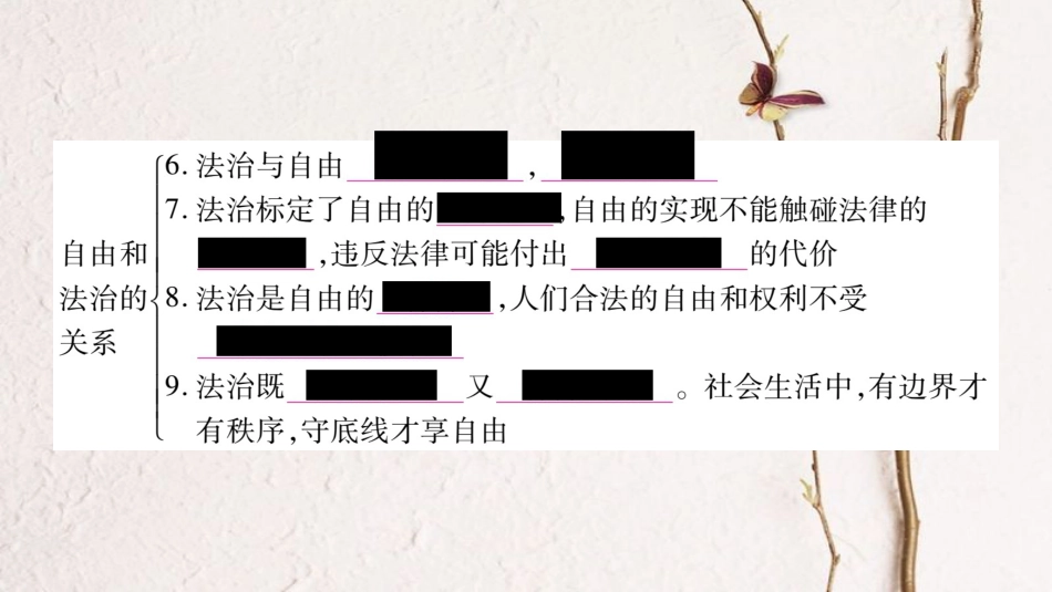 八年级道德与法治下册 第四单元 崇尚法治精神 第七课 尊重自由平等课件 新人教版_第3页