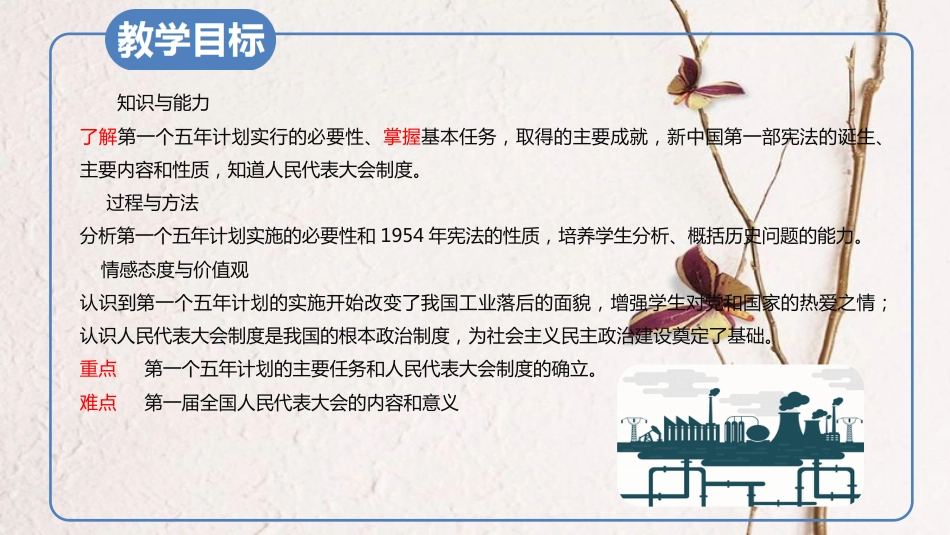八年级历史下册 第二单元 社会主义制度的建立与社会主义建设的探索 第4课 工业化的起步和人民代表大会制度的确立课件2 新人教版(1)_第3页