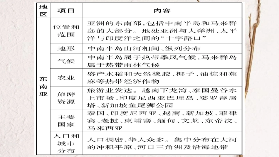 中考地理总复习 专题突破4 区域联系与差异课件 湘教版_第2页