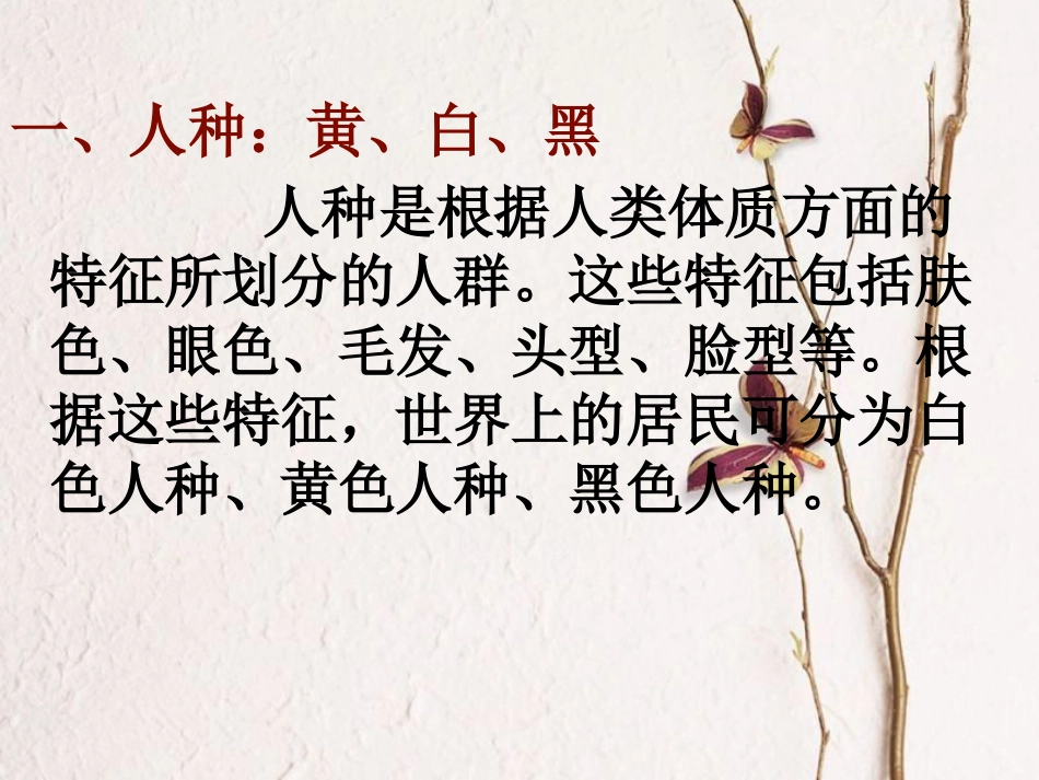 七年级地理上册 第五章 第二节_世界的人种、语言和宗教课件 （新版）商务星球版_第3页