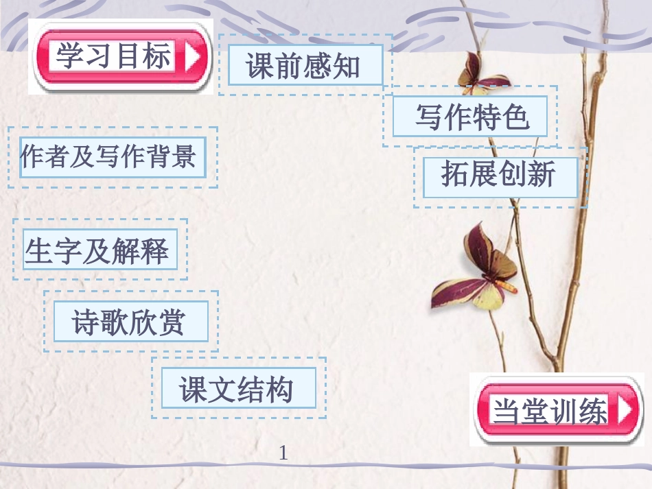 九年级语文下册 第一单元 第3课《我用残损的手掌》课件4 鲁教版五四制_第2页