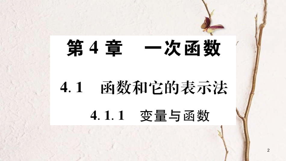 八年级数学下册 第4章 一次函数习题课件 （新版）湘教版_第2页
