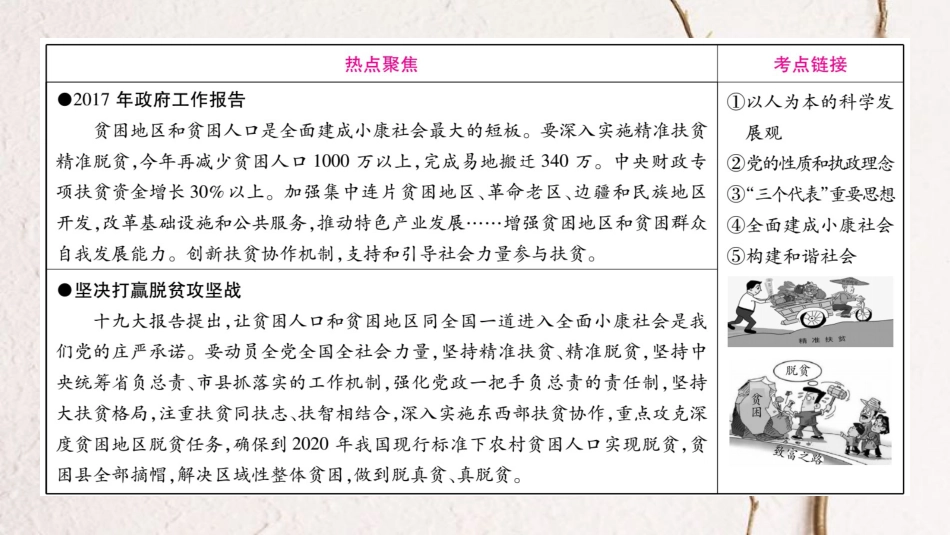 （广西专版）中考政治总复习 专题4 携手消除贫困 促进共同发展课件 教科版_第2页