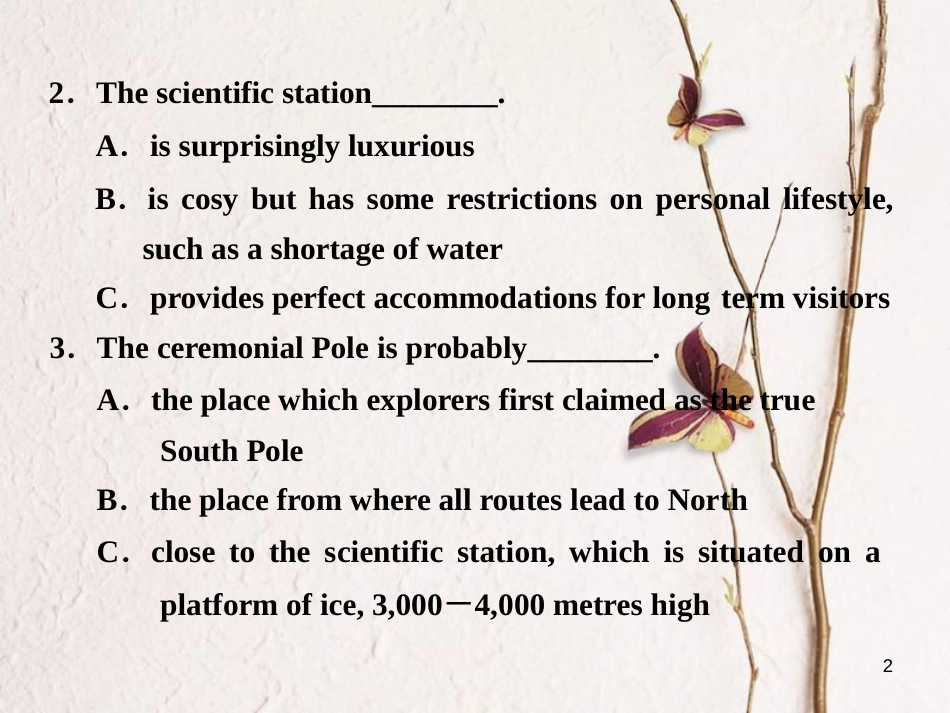 高中英语 Module 1 Deep South Section Ⅳ Other Parts of the Module课件 外研版选修8_第2页