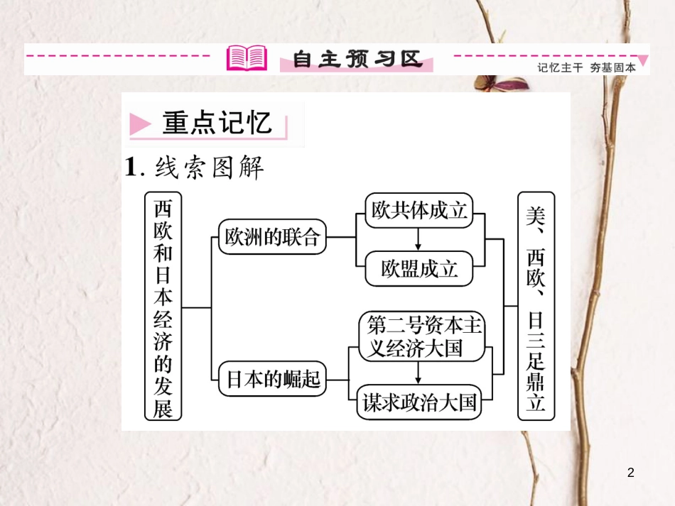 九年级历史下册 第四单元 战后主要资本主义国家的发展变化 第9课 西欧和日本经济的发展作业课件2 新人教版(1)_第2页