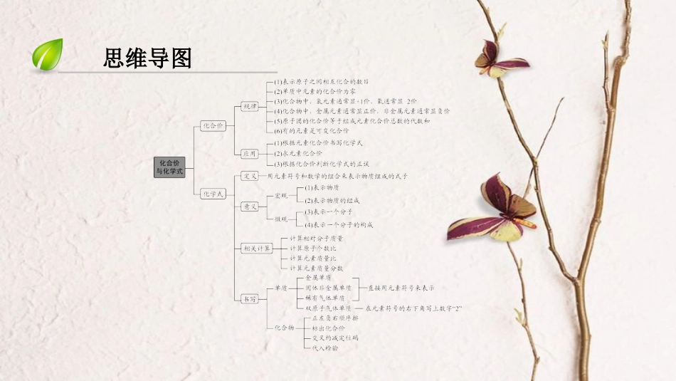 （深圳专用）中考化学总复习 第1部分 物质构成的奥秘 第3讲 化合价和化学式课件 （新版）新人教版_第3页