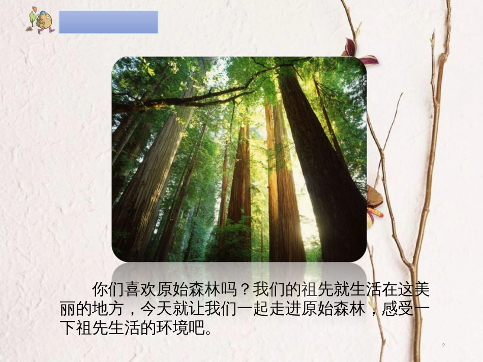 二年级语文下册 课文7 23 祖先的摇篮课件1 新人教版_第2页