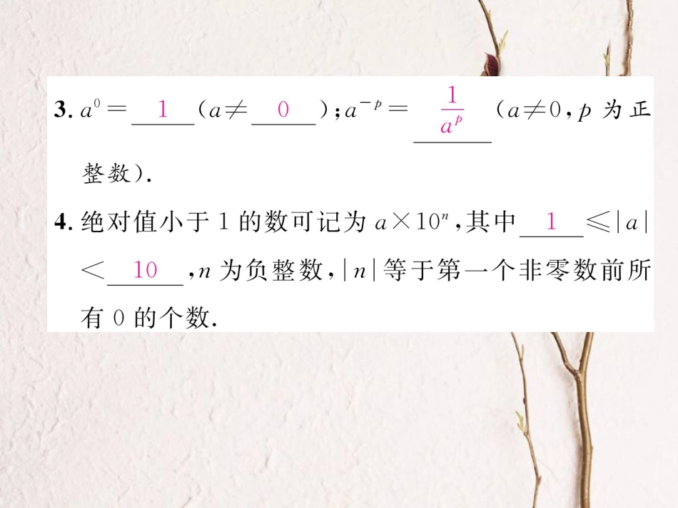 （成都专版）七年级数学下册 第1章 整式的乘除 3 同底数幂的除法作业课件 （新版）北师大版(1)_第2页