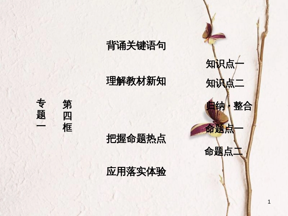 高中政治 专题一 古典经济学巨匠的理论遗产 第四框 李嘉图的政策主张课件 新人教版选修2(1)_第1页
