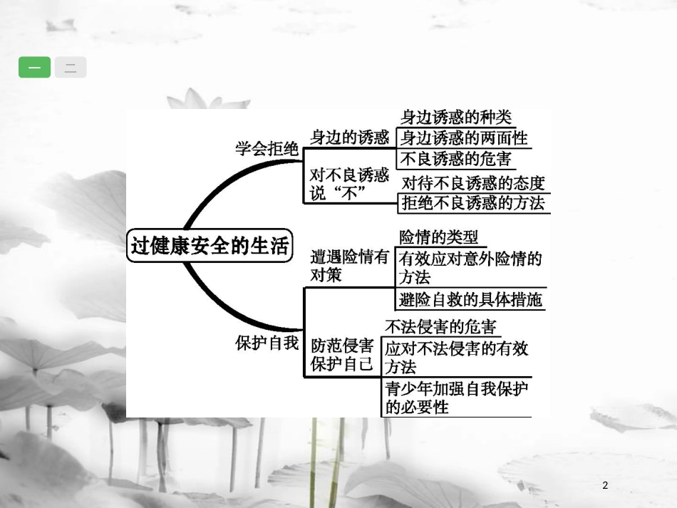 安徽省届中考政治一轮复习 第一篇 知识方法固基 第一部分 七上 第四单元 过健康安全的生活课件_第2页