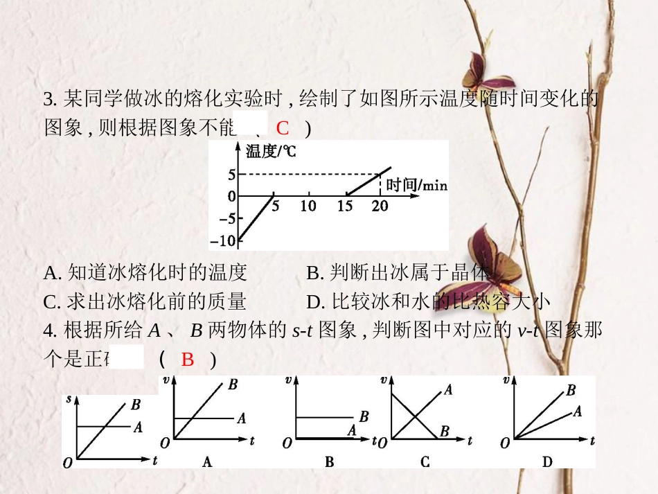 中考物理 专题八 图象题专题训练复习课件 新人教版_第3页