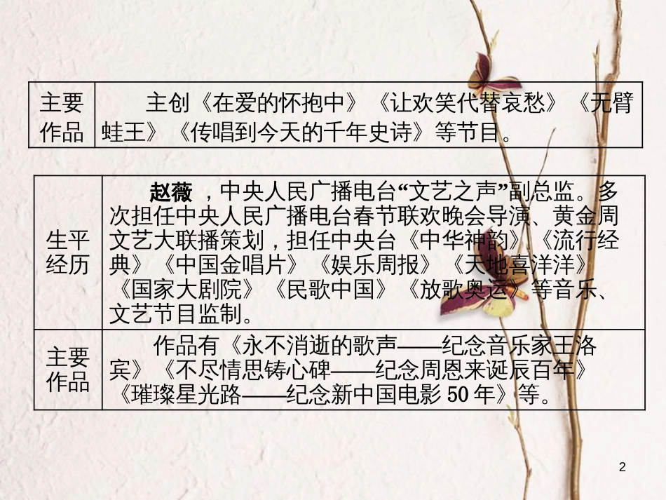 高中语文 第四专题 第16课 白发的期盼（节选）永不消逝的歌声课件 苏教版必修4(1)_第2页
