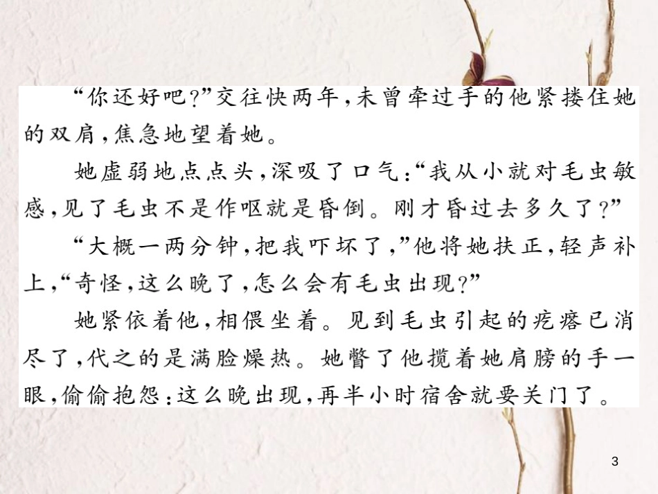 中考语文二轮复习 专题突破讲读 第4部分 现代文阅读 小说阅读课件_第3页