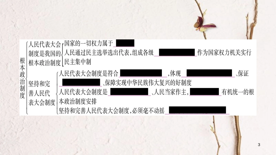 八年级道德与法治下册 第三单元 人民当家作主知识归纳课件 新人教版(1)_第3页