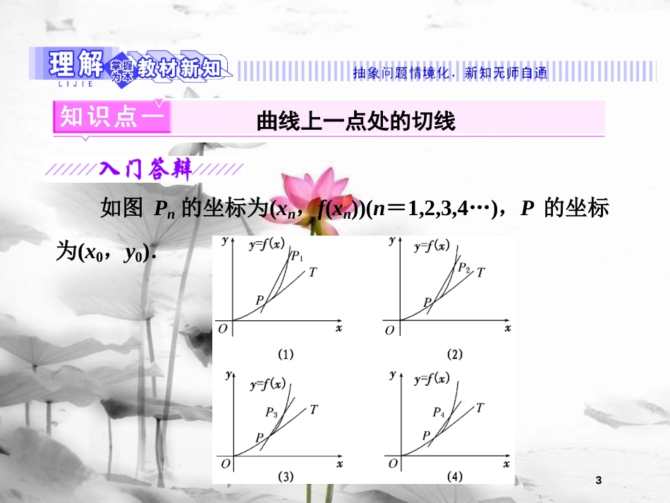 高中数学 第一章 导数及其应用 1.1 导数的概念 1.1.2 导数的运算瞬时变化率——导数课件 苏教版选修2-2_第3页