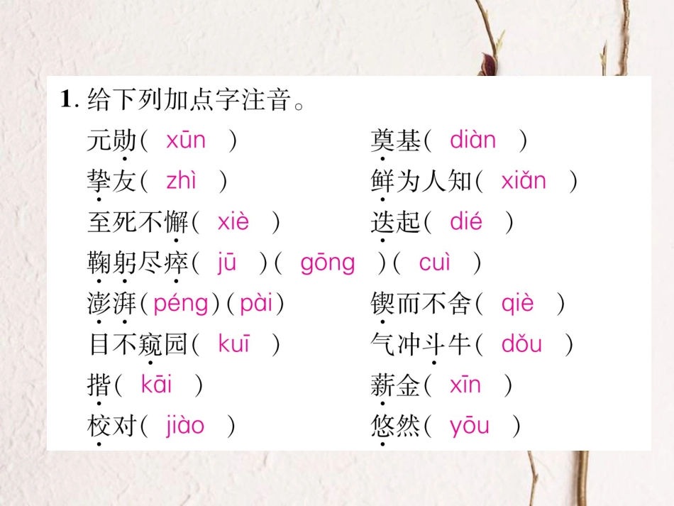 （毕节专版）七年级语文下册 专题1 拼音与汉字课件 新人教版(1)_第2页